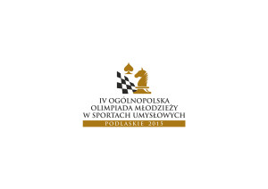 Projekt logo IV Ogólnopolskiej Olimpiady Młodzieży w Sportach Umysłowych